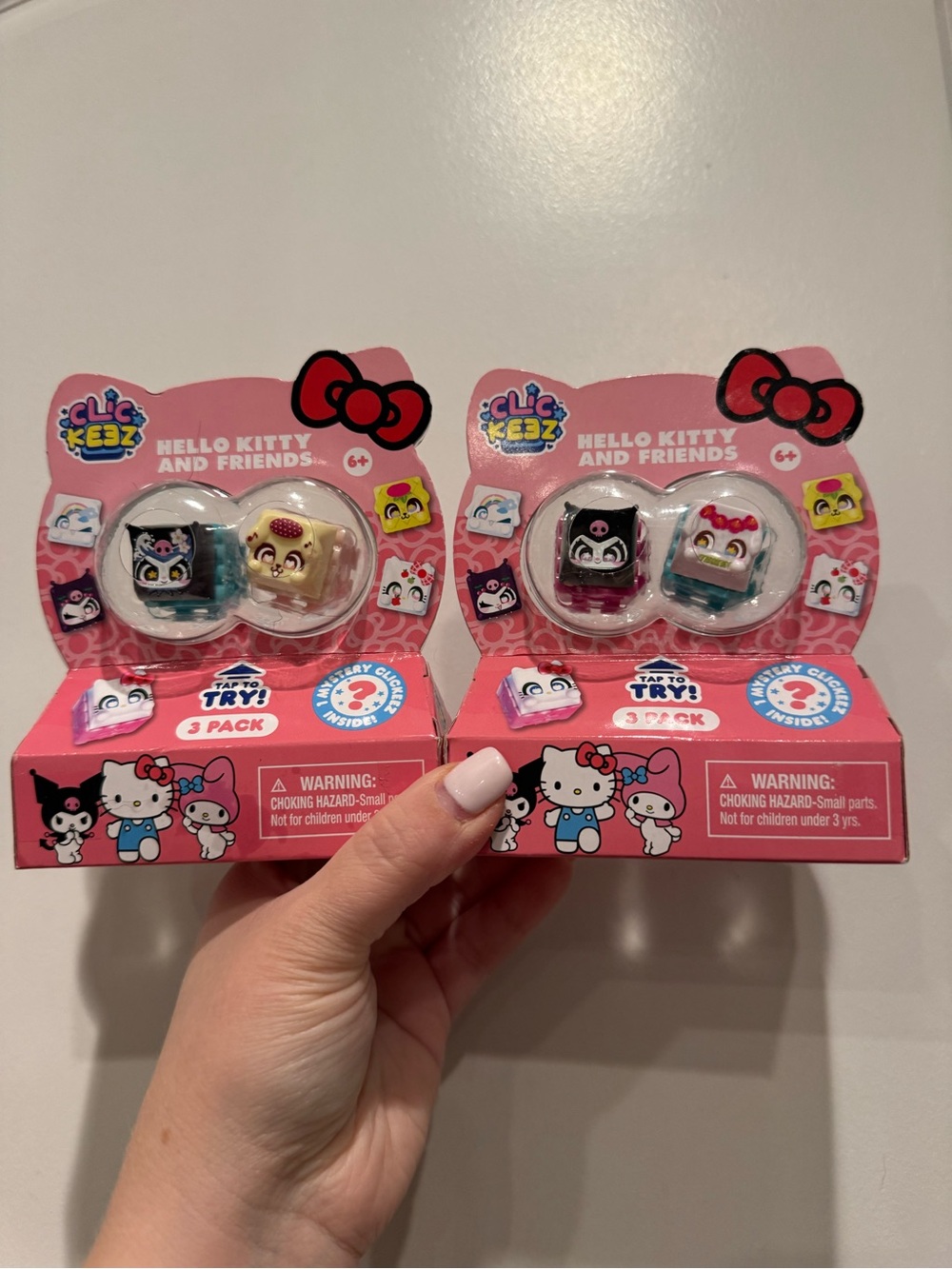 NWT! Hello Kitty and Friends Clickeez 2 sets pictured